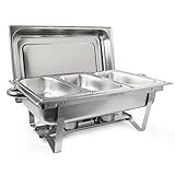 Rechaud Retangular 6 L 3 Cubas 1 3 Gourmet Mix