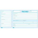 Recibo Comercial Com Canhoto 50 Folhas 1 Via C 20 Blocos