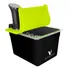 Recipiente De Silicone Eerie Com Tampa, Transparente, Verde/