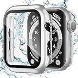 Recoppa Capa Para Apple Watch 38 Mm Série 3 2 1 Com Protetor De Tela à Prova D água Policarbonato Rígido Ultrafino Transparente Antiembaçamento Capa Protetora Para IWatch 38 Mm Prata