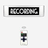 RECORDING Studio LED Light Sign Illuminated Warning Sign Different Lighting Modes Wireless Using With Remote Control For Recording Bar Pub Radio Home Decoration