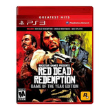 Red Dead Redemption Edição Jogo Do Ano Goty - Ps3