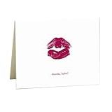 Red Lips Thank You Card Pack
