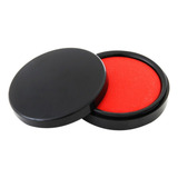 Red Stamp Pad Thumbprint Professional Office School