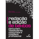 Redação E Edição De Textos De Marília Pessoa E Raquel Bahiense Editora Senac Sao Paulo Capa Mole Em Português 2016
