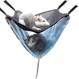 Rede De Animais De Estimação Pequeno Cama De Cama Dupla Cama Suspensa Gaiola De Animal Pequena Acessórios De Brinquedo Para Hamster Esquilo Porquinho Da índia Chinchilas Ratos Mini Porco Holandês