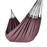 Rede De Dormir Descanso Balanço TYJR Casal Luxo Design Moderno Tecido Algodão Reforçada Colorida Rede Descanso Tradicional Vermelho 