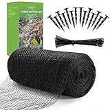 Rede De Lago Rede De Lagos Para Lagos De Carpas De 38 X 5 M Rede De Lagos De Malha Fina Para Serviço Pesado Kit De Rede De Piscina De Jardim Para Folhas Para Pegar Folhas E Detritos Protege Peixes Koi De Pássaros Gatos Predadores