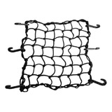 Rede Elástica Cor Preta Moto Bagageiro Aranha 45 X 45