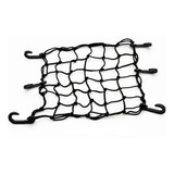 Rede Moto Elástica 35x35cm Aranha Bauleto Bagageiro Capacete