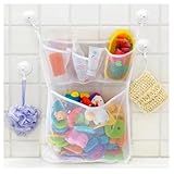 Rede Organizadora De Brinquedos De Bebê Criança Para Banheiro Com Ventosa