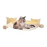 Rede Para Gato De Parede Em Madeira Pinus Fixado Com Pano 100 Algodão Cama Suspensa Gatos