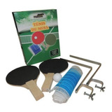 Rede Ping Pong Tênis De Mesa 2 Raquetes Suporte Rede Bolinha