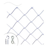 Rede Tela De Proteção Janelas Sacadas Gato 1 50m X 1 30m Kit
