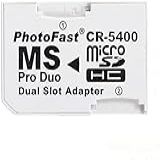 RedTagCanada Micro SD TF Para Memory Stick MS Pro Duo Para PSP 1000 2000 3000 Cartão Dual 2 Slot Adaptador Conversor Branco 1 Branco 
