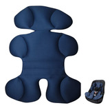 Redudor Bebe Conforto Colchonete Cadeirinha Azul Marinho