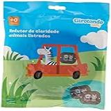 Redutor Claridade Duplo Animais Listrados Girotondo Baby Girotondo Baby Preto Branco Tigre Zebra