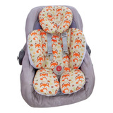 Redutor De Bebê Conforto Almofada Apoio De Corpo Safari