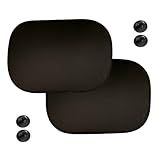 Redutor De Claridade Tapa Sol Black Out Escuro Absoluto Com Ventosas Para Veículos - 2 Unidades