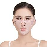 Redutor De Queixo Duplo E Máscara De Linha V- Cinta De Queixo E Modelador De Queixo- Cinto De Emagrecimento Facial Com Exercitador De Mandíbula- Fita De Elevação Para Levantamento- Eliminador Facial