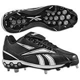 Reebok Chuteira De Beisebol Masculina Alta E Justa De Baixo Hexagonal Preto Branco 10 5