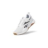 Reebok Tênis Masculino Nanoflex Tr 2.0 Cross Trainer, Branco/preto/chiclete, 35, Branco/preto/goma, 6.5