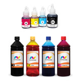 Refil 4 Tinta Para Brother Hl t4000dw Cmyk 1 Litro