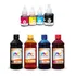 Refil + 4 Tinta Para Brother Mfc-t810w Cmyk 500ml