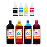 Refil 4 Tinta Para Canon G3100 Cmyk 1 Litro