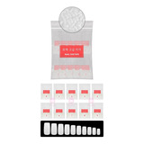 Refil 500 Tips Transparente Postiça Square unhas Barato 
