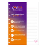 Refil Caderno Disco Inteligente Pautado Teen 100 F 90g G Cor N a