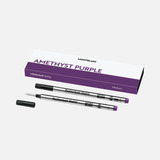 Refil Caneta Mont Blanc Rollerball Roxo Purple C 2 Unidades