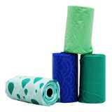 Refil Cata Caca Biodegradável Waves 4 Rolos 80 Sacos Total