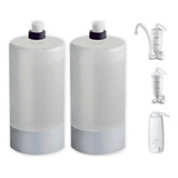 Refil De Filtro Para Purificador De Água Hidrofiltros Hf 01 Branco Kit X 2 Unidades