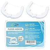 Refil De Irrigador Bucal Ultraclean Access Cabeças De Recarga De Fio Dental De Encaixe Para Higiene Bucal E Higiene Adequada 110 Peças