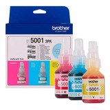Refil De Tinta Brother Bt50013pk 3 Cores Kit Ciano Magent