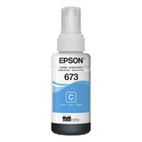 Refil De Tinta Epson Original 673 Ciano L800 L805 L810 L850