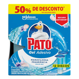 Refil Desodorizador Sanitário Pato Gel Adesivo Marine