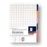 Refil Divisórias C Adesivo Caderno Criativo 17X24 Colorida Cicero