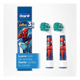 Refil Escova Dental Elétrica Spider man Oral b 2 Unidades