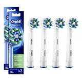 Refil Escova Dente Elétrica Oral b Cross Action 4 Unidades