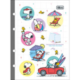 Refil Fichário Caderno Argolado Colegial Snoopy 80 F Tilibra