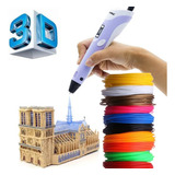 Refil Filamento Abs 10 Cores 50 M Para Caneta 3d Impressora