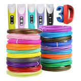 Refil Filamento Caneta 3d Pla Impressora Kit 10 Cores 50m