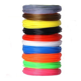 Refil Filamento Pla Kit 10 Cores 100 M Caneta 3d Impressora