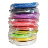 Refil Filamento Pla Kit 10 Cores 100 Metros Para Caneta 3d