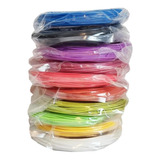 Refil Filamento Pla Kit 10 Cores 100 Metros Para Caneta 3d