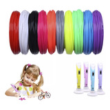 Refil Filamento Pla Kit 6 Cores 60 M Caneta 3d Impressora