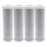 Refil Filtro Carvão Ativado Carbonblock 10x2 5 Tiracloro 4pc