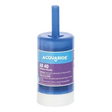 Refil Filtro Purificador De Água Multiuso Ab40 Rosca Longa Cor Azul Com Branco